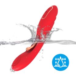 Comprar ARMONY - VIBRADOR CON LENGUA OSCILANTE ROJO al mejor precio - Envíos Discretos