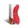 Comprar ARMONY - VIBRADOR CON LENGUA OSCILANTE ROJO al mejor precio - Envíos Discretos