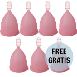 Comprar NINA KIKÍ - COPA MENSTRUAL TALLA L ROSA 6 + 1 GRATIS al mejor precio - Envíos Discretos