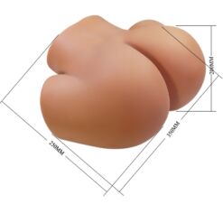 Comprar CRAZY BULL - ILANA TRASERO FEMENINO REALISTA VIBRADOR & SUCCIONADOR CON SONIDO 6.8 KG al mejor precio - Envíos Discretos