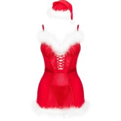 LIVCO CORSETTI FASHION - AGETHE LC 90607 CAMISA + TANGA + GORRO NAVIDEÑO L/XL - piKanteo | Despierta tu lado más piKante Comprar LIVCO CORSETTI FASHION - AGETHE LC 90607 CAMISA + TANGA + GORRO NAVIDEÑO L/XL al mejor precio - Envíos Discretos