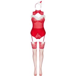 LIVCO CORSETTI FASHION - LIMPID SNOWFLAKES LC 90604 BODY + MEDIAS + DIADEMA NAVIDEÑA S/M - piKanteo | Despierta tu lado más piKante Comprar LIVCO CORSETTI FASHION - LIMPID SNOWFLAKES LC 90604 BODY + MEDIAS + DIADEMA NAVIDEÑA S/M al mejor precio - Envíos Discretos