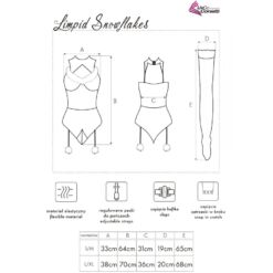 LIVCO CORSETTI FASHION - LIMPID SNOWFLAKES LC 90604 BODY + MEDIAS + DIADEMA NAVIDEÑA S/M - piKanteo | Despierta tu lado más piKante Comprar LIVCO CORSETTI FASHION - LIMPID SNOWFLAKES LC 90604 BODY + MEDIAS + DIADEMA NAVIDEÑA S/M al mejor precio - Envíos Discretos