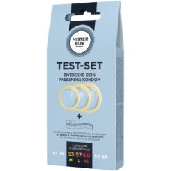 Comprar MISTER SIZE - TEST SET 3 PRESERVATIVOS DIFERENTES TALLAS + CINTA MÉTRICA al mejor precio - Envíos Discretos